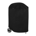 Modern Leisure Chalet Round Charcoal Grill Cover, 27 in. Diameter x 4 in. H, Black 2979